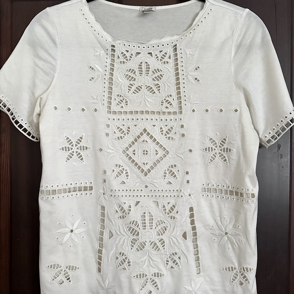 Embroidered top by J. Crew! - Picture 1 of 7
